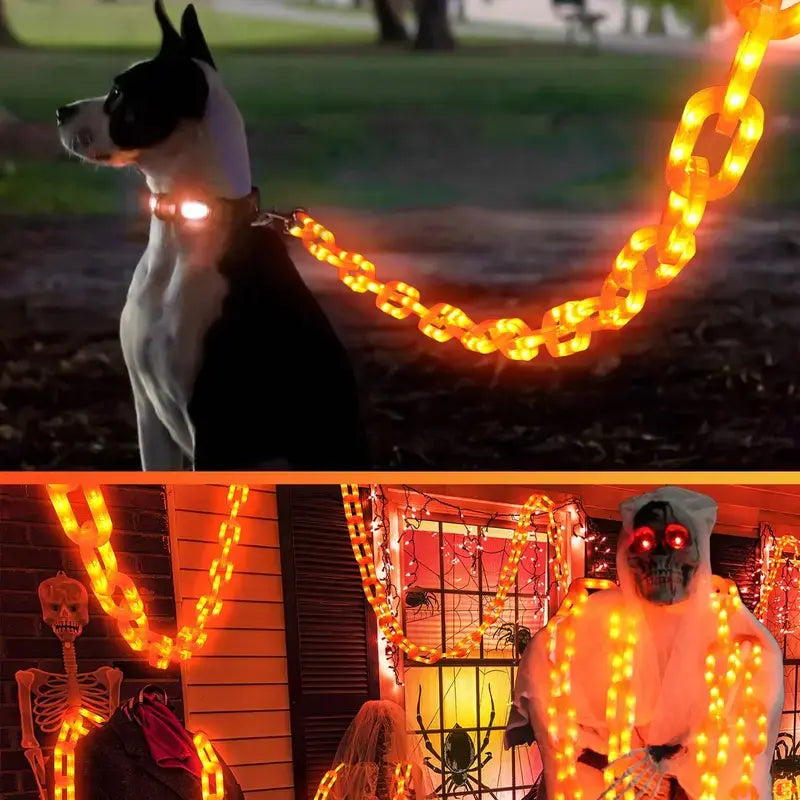 Halloween Lichterkette im Kettendesign – Sturmfest & ohne Kurzschlussrisiko Mivoza Deutschland