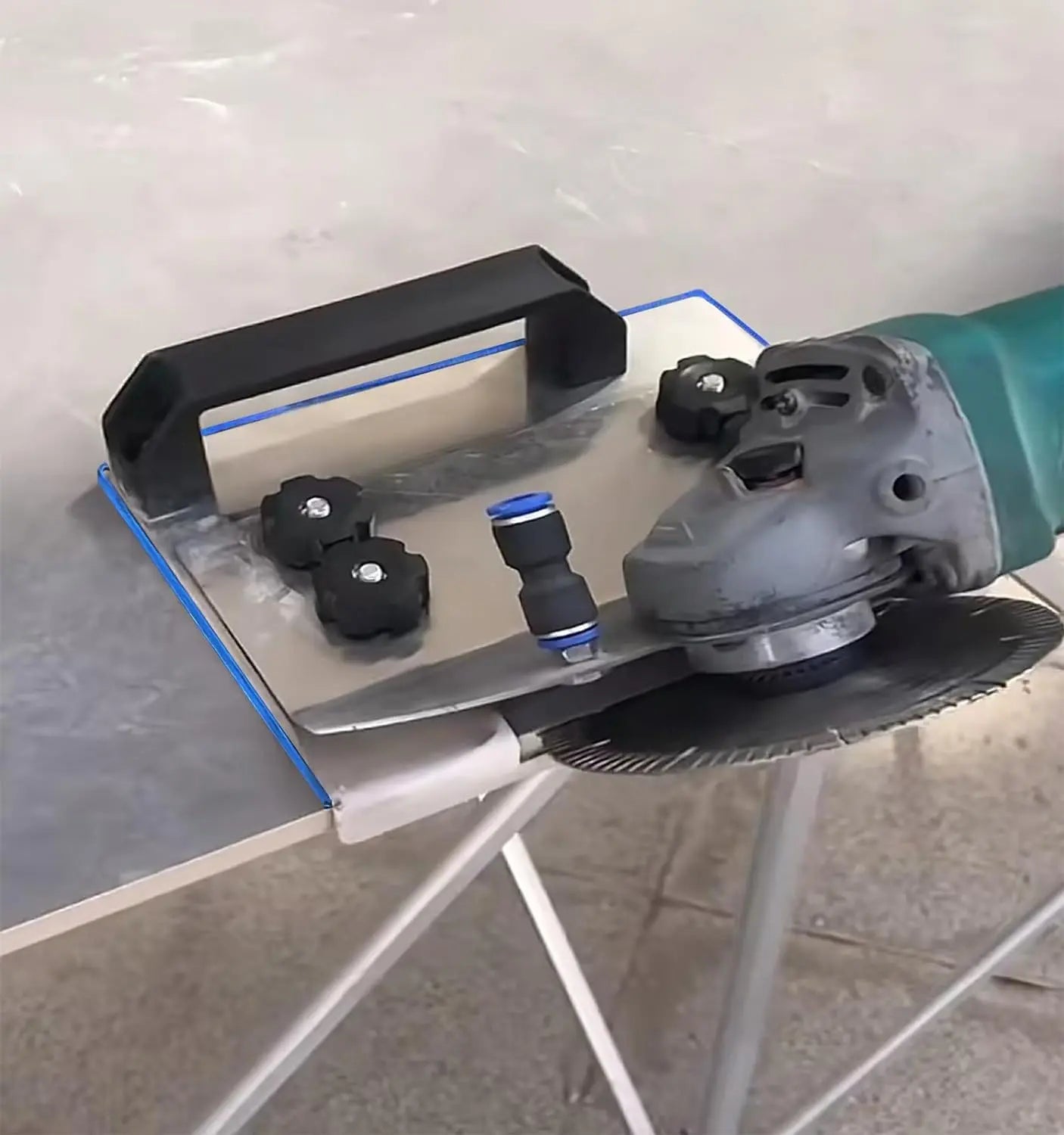 Halterung für Winkelschleifer — Perfekte 45°-Fasenschnitte ohne Zittern Mivoza Deutschland