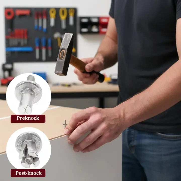 Hammer-Nieten Set (100 Stück) Mivoza Deutschland