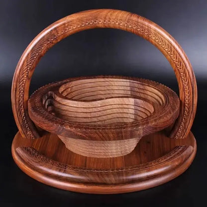Handgefertigte Holzschale – Elegante & Funktionale Kunst Mivoza Deutschland