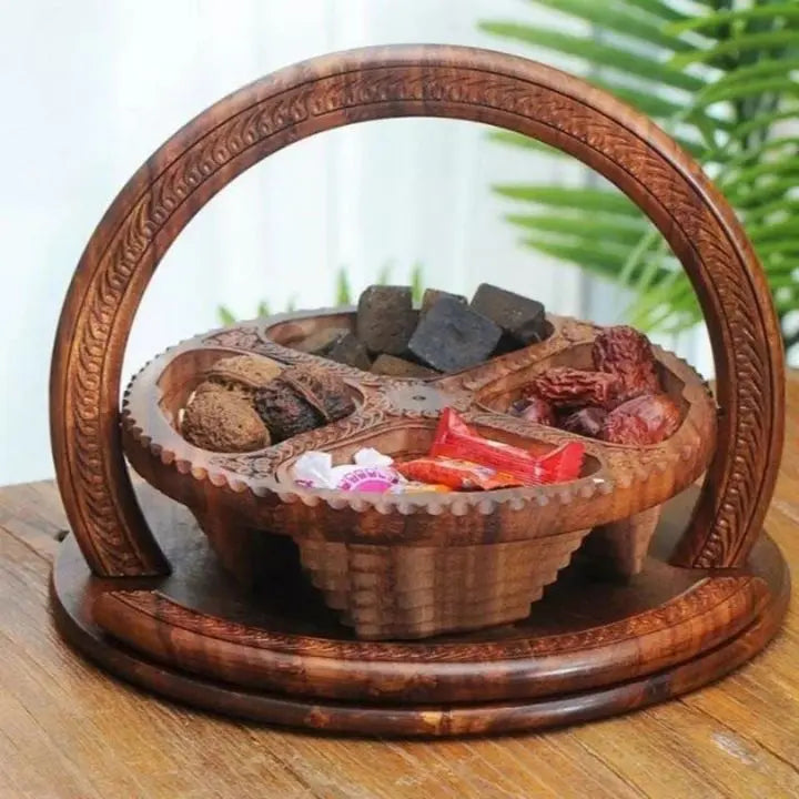 Handgefertigte Holzschale – Elegante & Funktionale Kunst Mivoza Deutschland