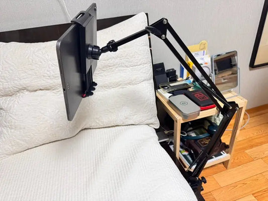 Handyhalter fürs Bett mit langem Arm – Hält Geräte bis 1,2 kg sicher Mivoza Deutschland