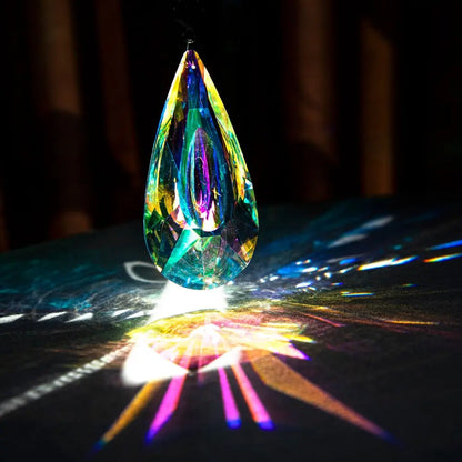 Hängender Kristall-Sonnenfänger – Faszinierende Regenbogenlichteffekte Mivoza Deutschland