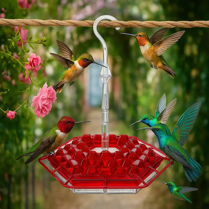 Hängender Nektarspender – Lockt Kolibris an & hält Insekten fern Mivoza Deutschland