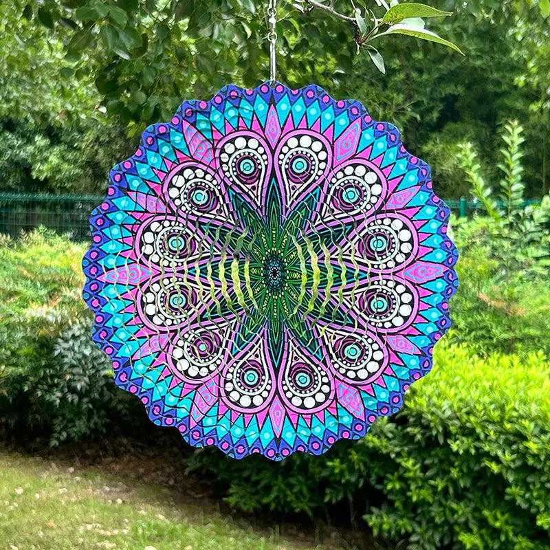 Hängendes Windspiel aus Metall für Balkon und Garten Mivoza Deutschland