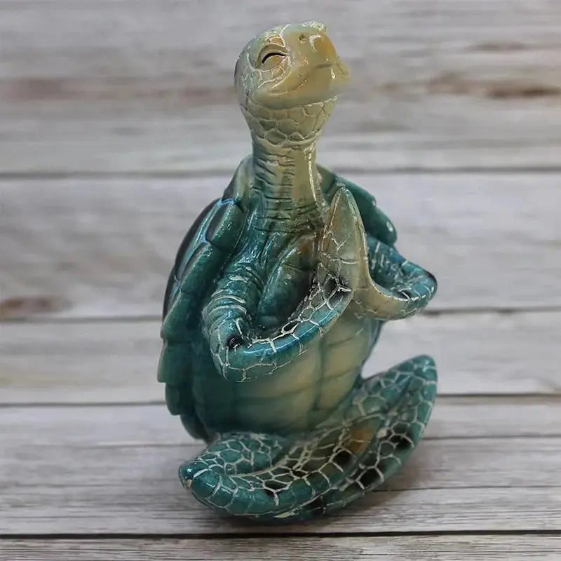 Harz-Meeres-Schildkrötenfigur – Beruhigende Meditations-Dekoration für Zuhause Mivoza Deutschland