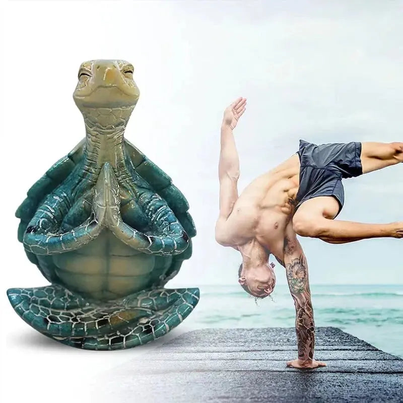 Harz-Meeres-Schildkrötenfigur – Beruhigende Meditations-Dekoration für Zuhause Mivoza Deutschland