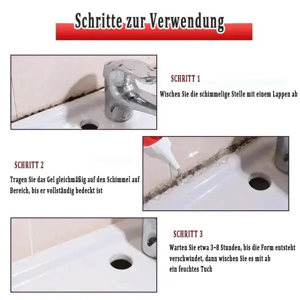 Haushalts-Schimmelentferner-Gel für Fliesen und Fugen Mivoza Deutschland