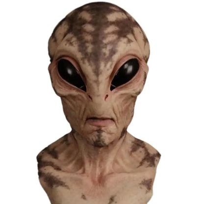 Hautfreundliche Alien-Maske aus Latex für Erwachsene Mivoza Deutschland