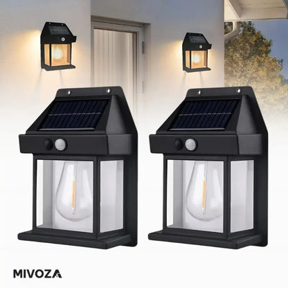 Helle Solar-Wandleuchte, 3 Modi, wasserdicht, Gartenleuchte Mivoza Deutschland