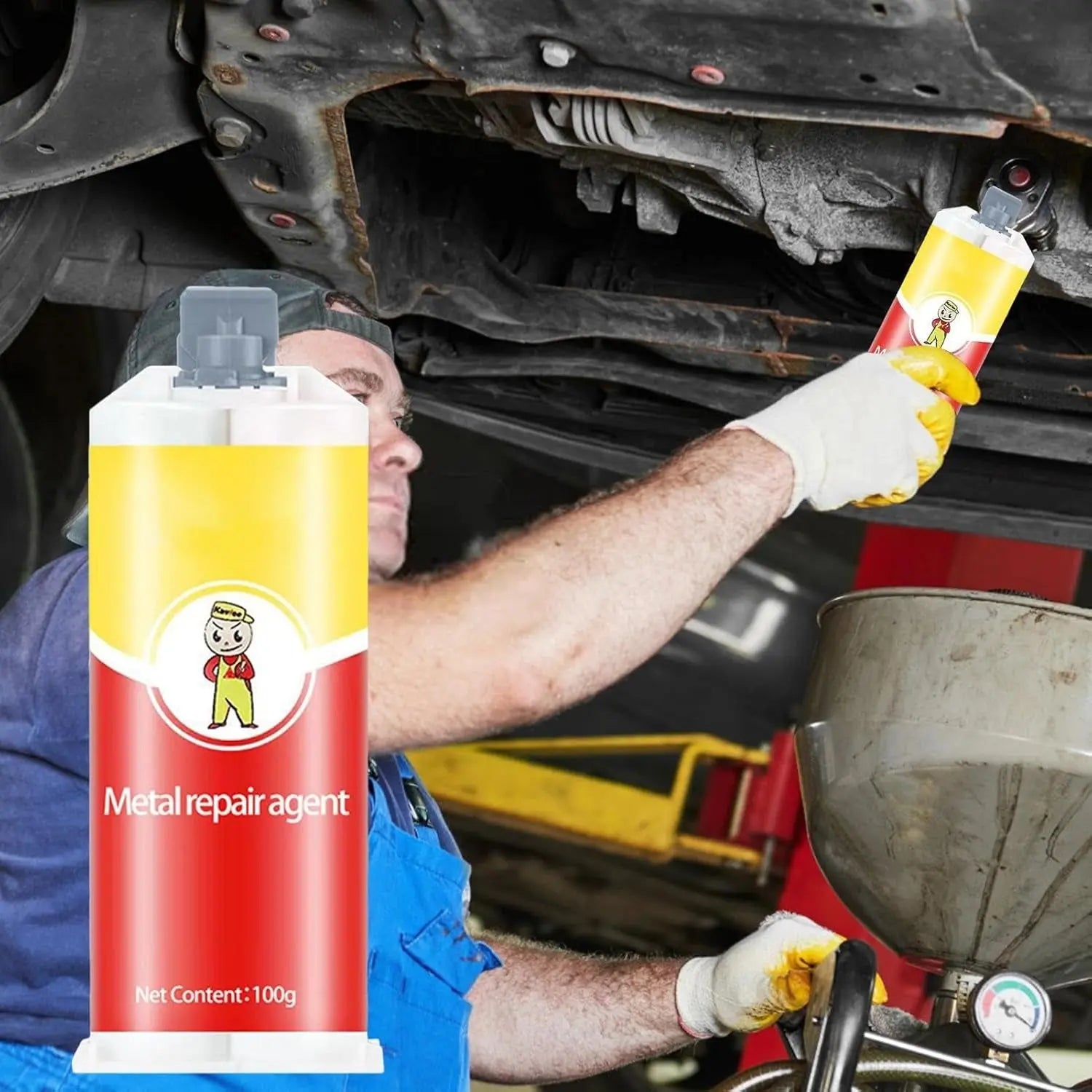 Hochfeste Metall-Reparaturpaste — Schluss mit Schweißen, jetzt wird gekleb Mivoza Deutschland