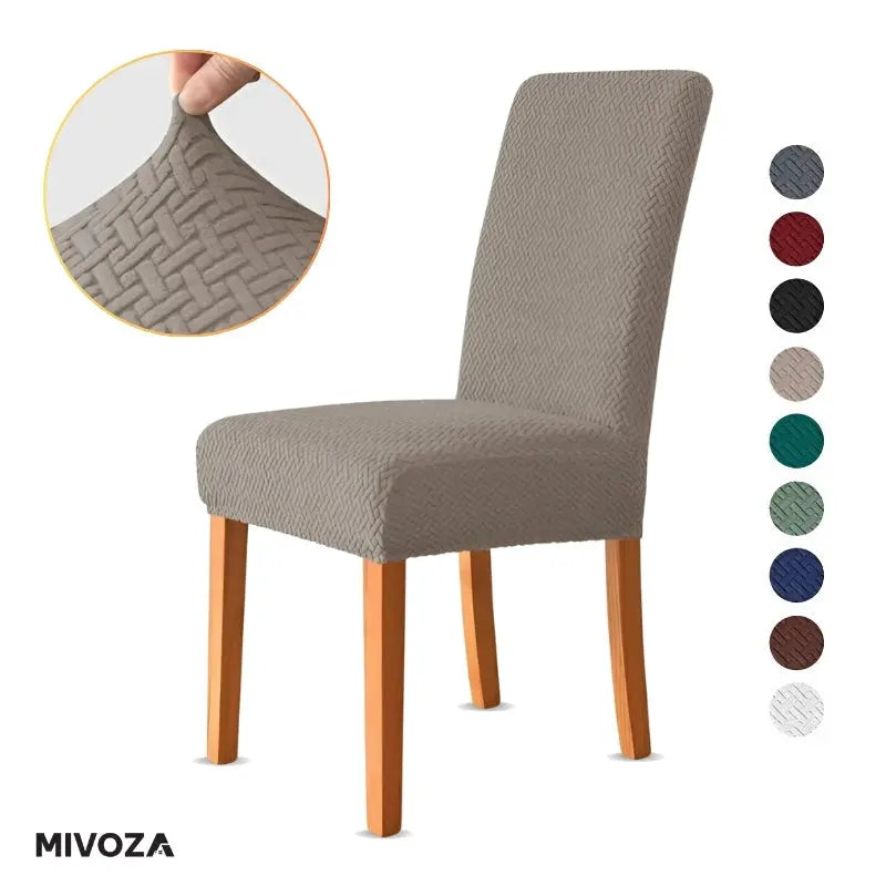 Hochwertige Stuhlhussen aus Jacquard-Stoff Mivoza Deutschland