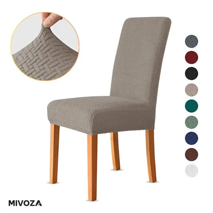 Hochwertige Stuhlhussen aus Jacquard-Stoff Mivoza Deutschland