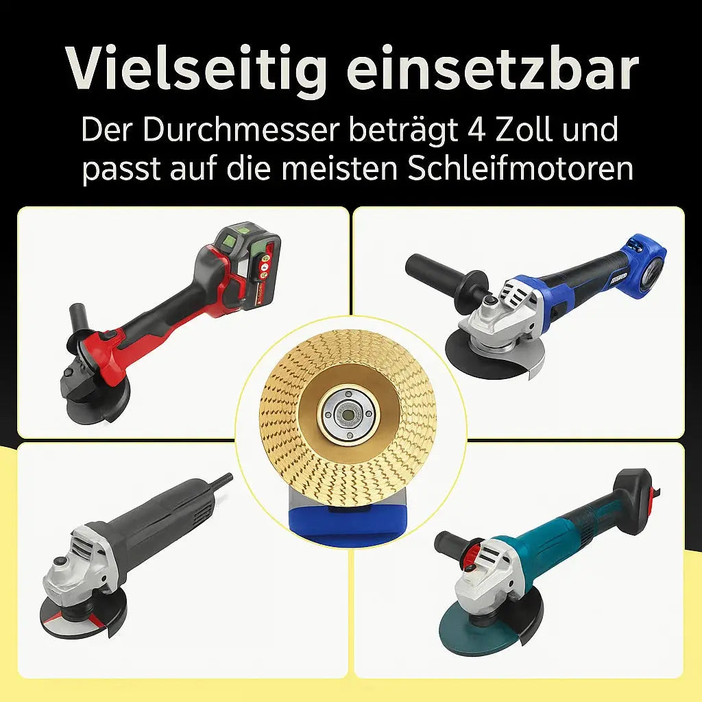 Holzschnitzscheiben Set für Winkelschleifer – Präzises Schnitzen & Schleifen Mivoza Deutschland