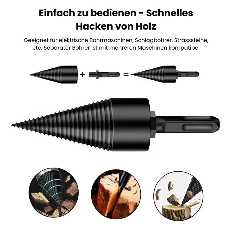 Holzspalter Brennholz Bohrer Mivoza Deutschland