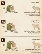 Hundebett Höhle 2-in-1 – Beruhigt Ängstliche Haustiere Natürlich