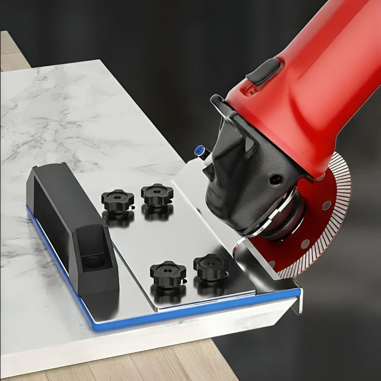 Halterung für Winkelschleifer — Perfekte 45°-Fasenschnitte ohne Zittern