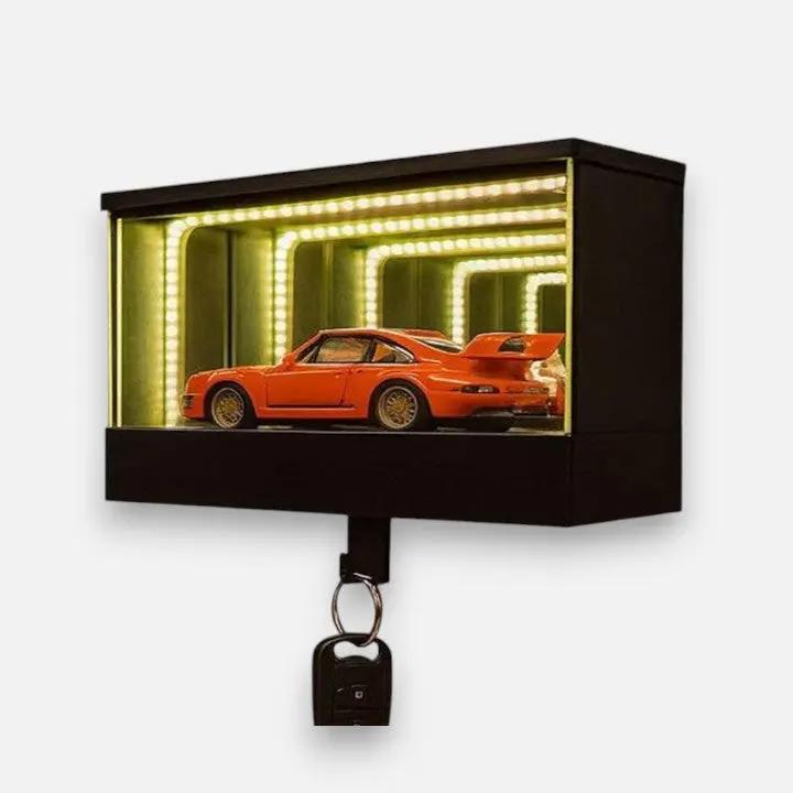 Infinity Garage Schlüsselhalter mit LED-Spiegeleffekt Mivoza Deutschland