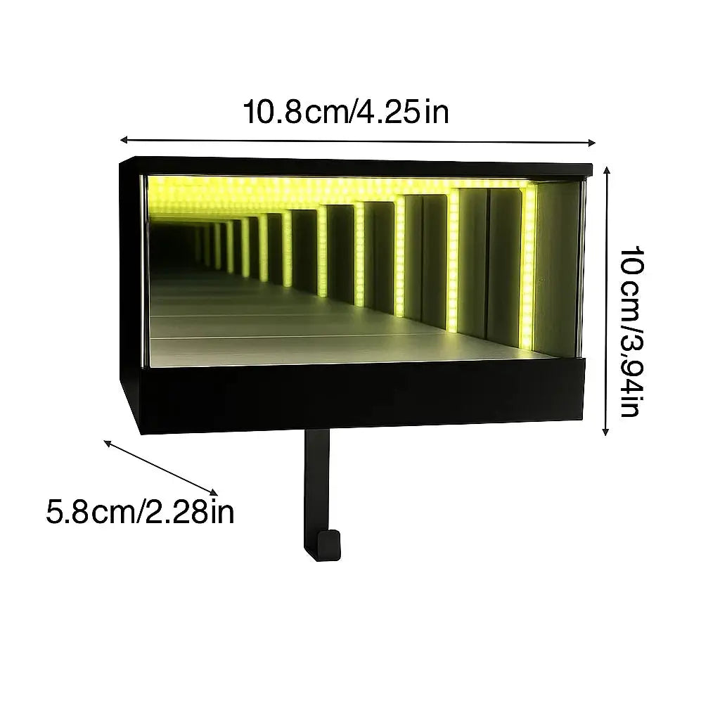 Infinity Garage Schlüsselhalter mit LED-Spiegeleffekt Mivoza Deutschland