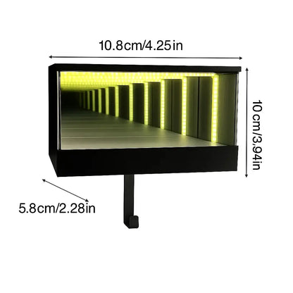 Infinity Garage Schlüsselhalter mit LED-Spiegeleffekt Mivoza Deutschland