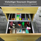 Intelligenter 3-stöckiger Schubladen-Organizer – Erweiterbar & Platzsparend für Standard-Schubladen Mivoza Deutschland