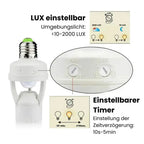 1+1 Gratis Intelligenter Bewegungssensor mit einstellbarer Zeit und Licht Mivoza Deutschland