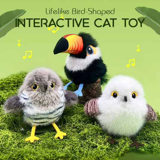 Interaktiver Vogel für Katzen – Mit Zwitschern Mivoza Deutschland