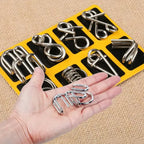 Interlock Metallpuzzle-Set — Perfekt für Weihnachten & Spielabende 8er Set Mivoza Deutschland