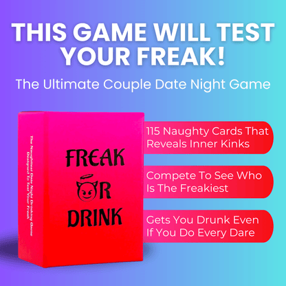 Freak or Drink Kartenspiel - Paare Edition