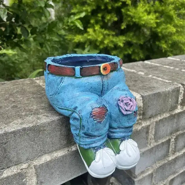 Jeans Blumentopf aus Harz Mivoza Deutschland