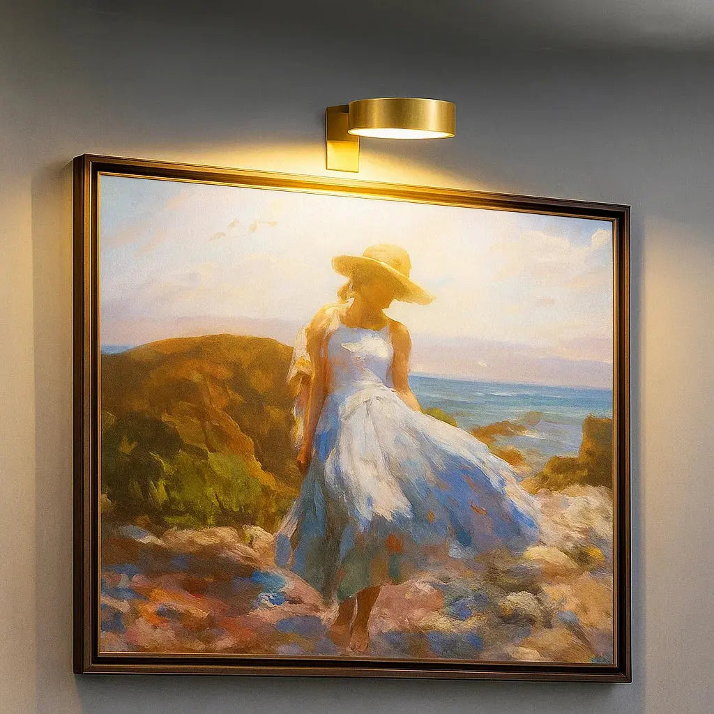 Kabellose LED-Bilderleuchte – Elegantes Licht für Kunst & Dekoration Mivoza Deutschland