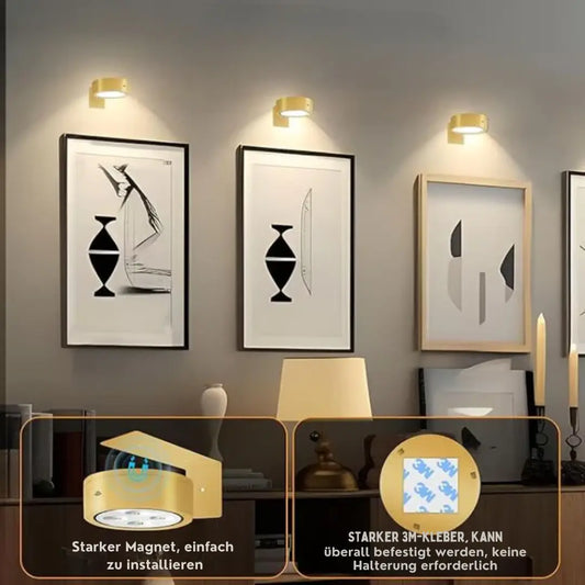 Kabellose LED-Bilderleuchte – Setzt Ihre Kunst perfekt in Szene Mivoza Deutschland
