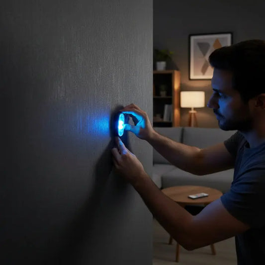 Kabellose LED-Stroboskoplichter (4-er Set) Mivoza Deutschland