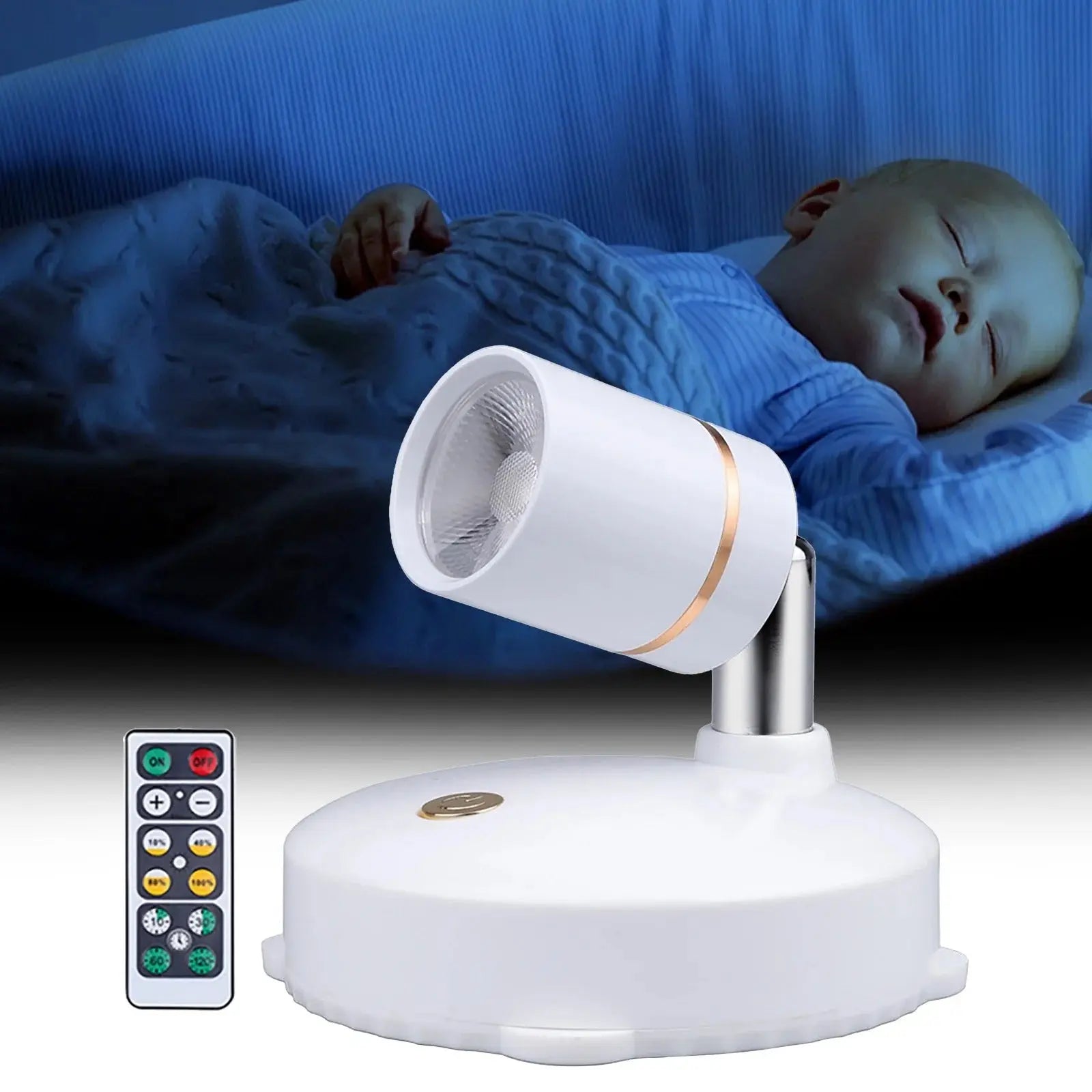 Kabellose Spotlight-Lampe – Ambiente für Pflanzen, Bilder & Wohnräume Mivoza Deutschland