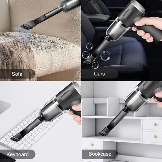 Kabelloser 3-in-1 Mini-Staubsauger – Saugen, Blasen & Bürsten in einem Mivoza Deutschland