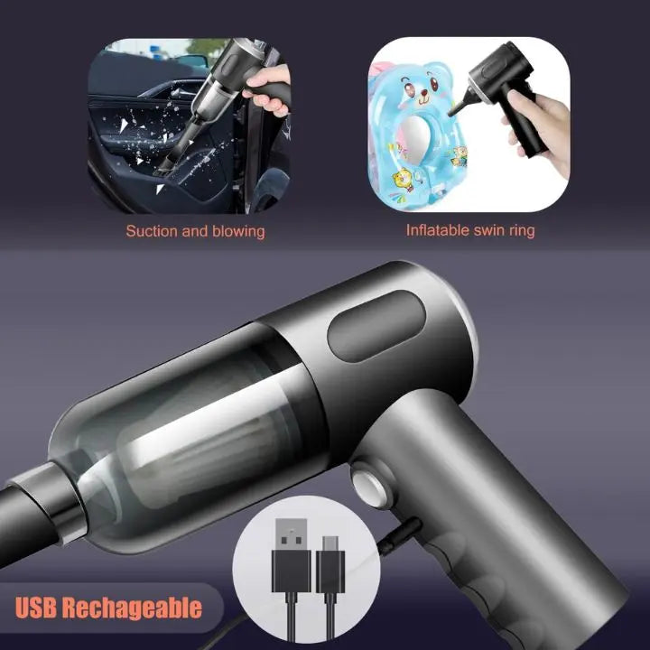 Kabelloser 3-in-1 Mini-Staubsauger – Saugen, Blasen & Bürsten in einem Mivoza Deutschland