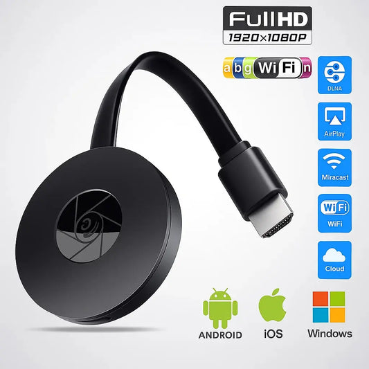 Kabelloser HD-Mirror-Adapter – TV & Beamer spiegeln in 1080p Mivoza Deutschland