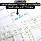 Kalender-Planer-Schablone — Für Tagebuch, Studium & Arbeitsplaner Mivoza Deutschland