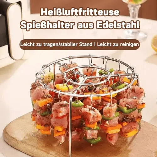 Kebab-Grill für Heißluftfritteusen – Gleichmäßiges Garen & BBQ-Genuss Mivoza Deutschland