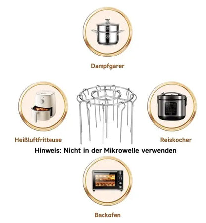 Kebab-Grill für Heißluftfritteusen – Gleichmäßiges Garen & BBQ-Genuss Mivoza Deutschland