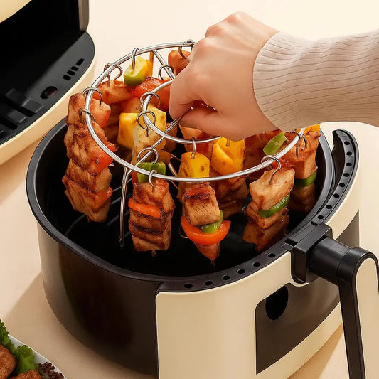 Kebab-Grill für Heißluftfritteusen – Gleichmäßiges Garen & BBQ-Genuss Mivoza Deutschland