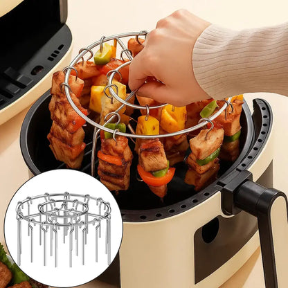 Kebab-Grill für Heißluftfritteusen – Gleichmäßiges Garen & BBQ-Genuss Mivoza Deutschland