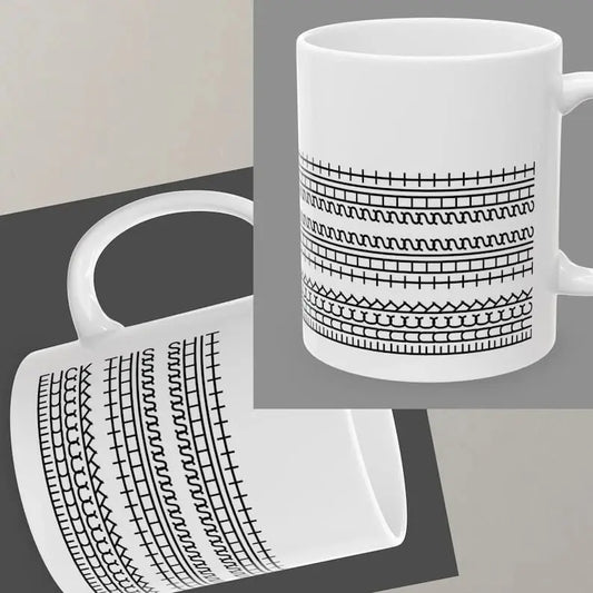 Keramik-Kaffeetasse – Versteckte lustige Botschaft mit ergonomischem Griff Mivoza Deutschland