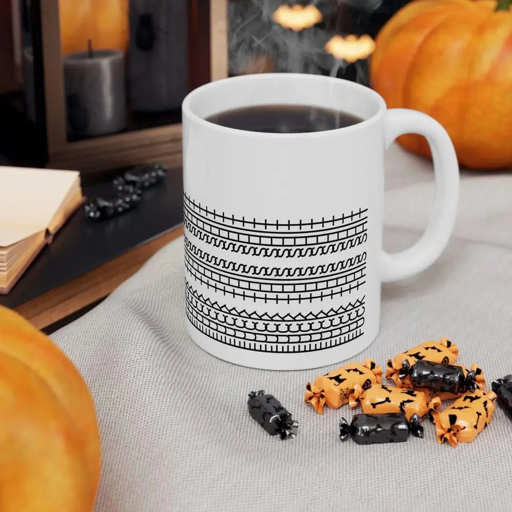Keramik-Kaffeetasse – Versteckte lustige Botschaft mit ergonomischem Griff Mivoza Deutschland