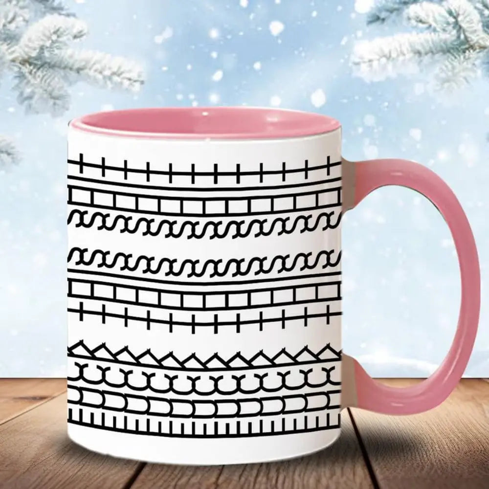 Keramik-Kaffeetasse – Versteckte lustige Botschaft mit ergonomischem Griff Mivoza Deutschland