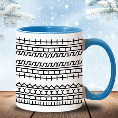 Keramik-Kaffeetasse – Versteckte lustige Botschaft mit ergonomischem Griff Mivoza Deutschland