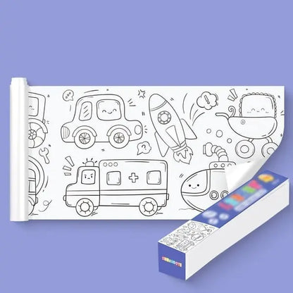 Kinder Kreativ-Malrolle – Wiederverwendbares Kunststicker-Set für Kinder Mivoza Deutschland