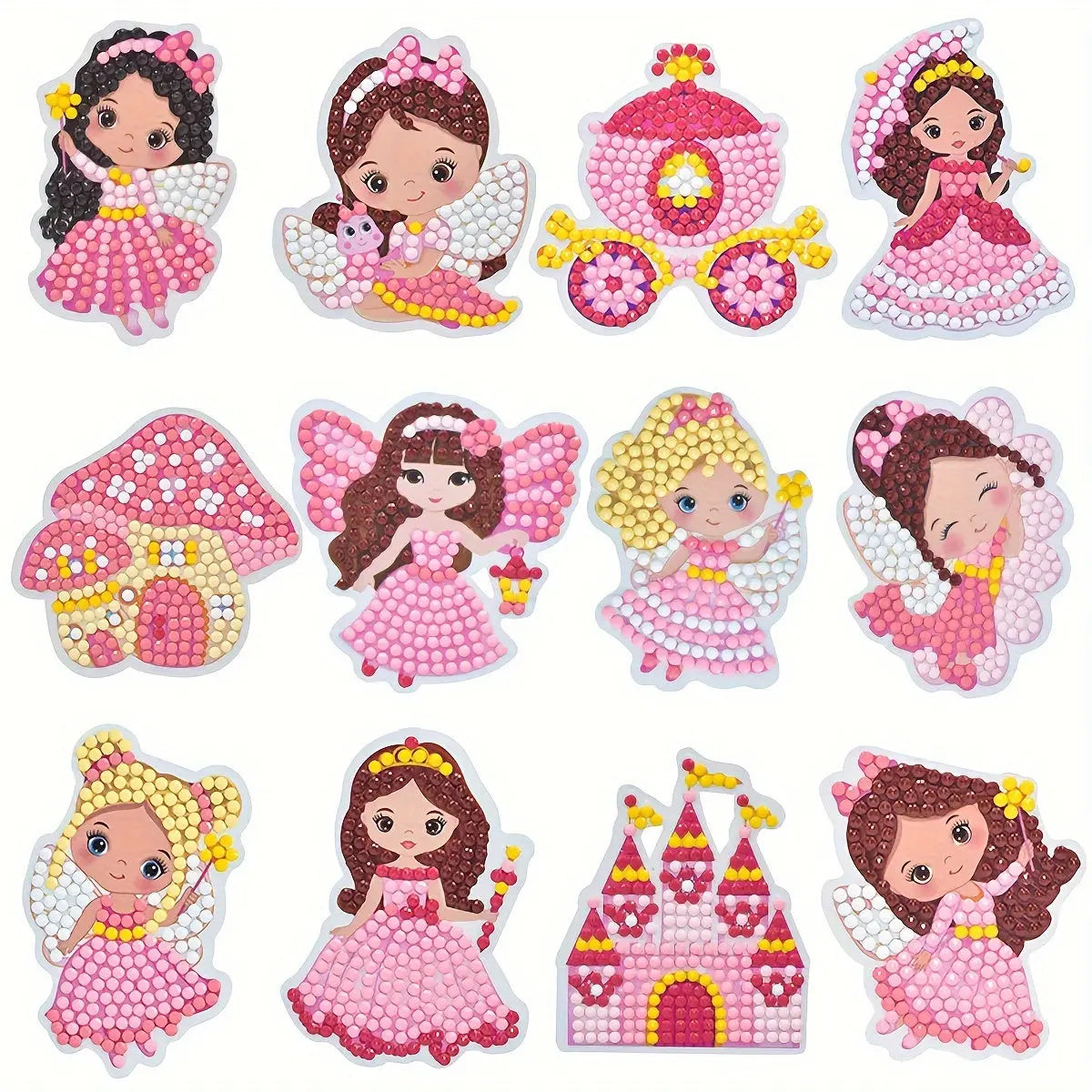 Kinderfreundliches Diamant-Sticker-Set – Mit giftfreien Glitzersteinen Mivoza Deutschland