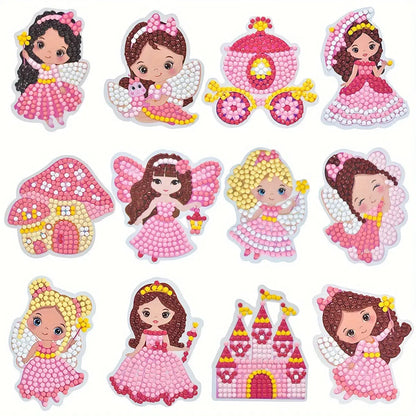 Kinderfreundliches Diamant-Sticker-Set – Mit giftfreien Glitzersteinen Mivoza Deutschland