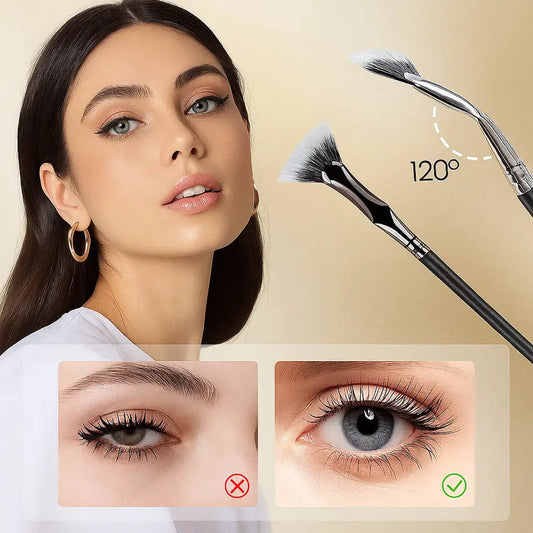 Klappbare Wimpernbürste mit Winkelkopf – Perfekt für hektische Morgen Mivoza Deutschland